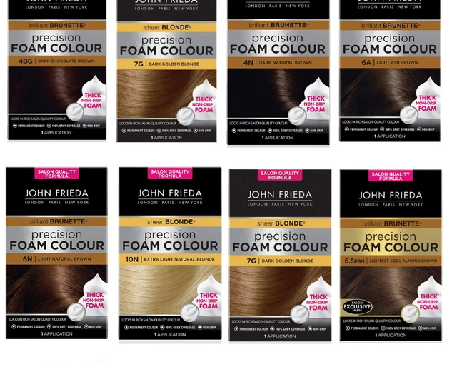 John Frieda Hair Color Chart Foam Hair Dye Hair Dye C vrogue.co