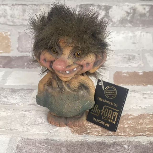 Vintage NyForm Troll Handmade in Norway  Ny Form Hands in Pocket Art.nr. 018