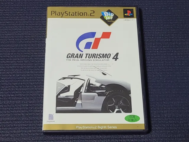 Sony PlayStation2 Gran Turismo 4 BigHit Retro Game Korean Version PS2 Console_UK