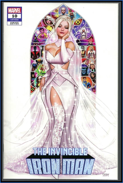 The Invincible Iron Man #10 (2023) Szerdy Exclusive Trade Variant Emma Frost Nm