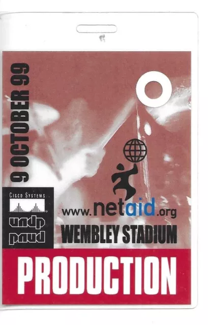 Rare / Pass Concert - U2 Bono George Michael Robbie Williams : Live Wembley 1999