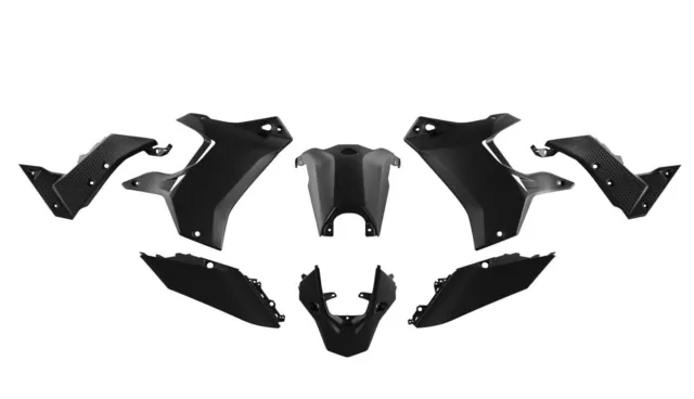 Kit Plastiche Carene Rtech T7 Revolution Yamaha Tenere 700 2019-2024 Nero Black