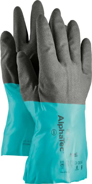 Ansell Handsch.AlphaTec 58-270 Gr. 8 schwarz/grau