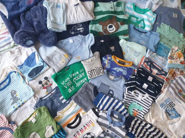 Baby Erstausstattung, 75 Teile, Junge, Gr:50-68, Kleidung, Paket, Sachen