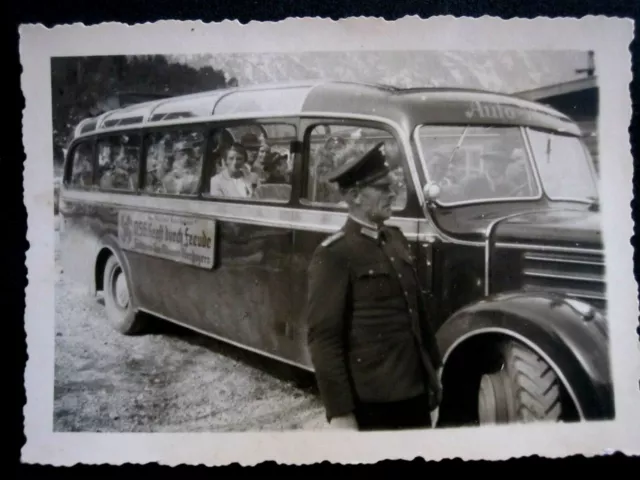 altes Original Foto Bus Reisebus Transport 1 .) Oldtimer