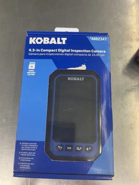 NEW - Kobalt 4882347 4.3" Compact Digital Inspection Camera SIC430KB