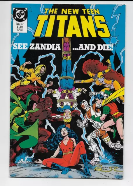 The New Teen Titans #27 Atari Force! Bronze Age Dc Comics 1983!