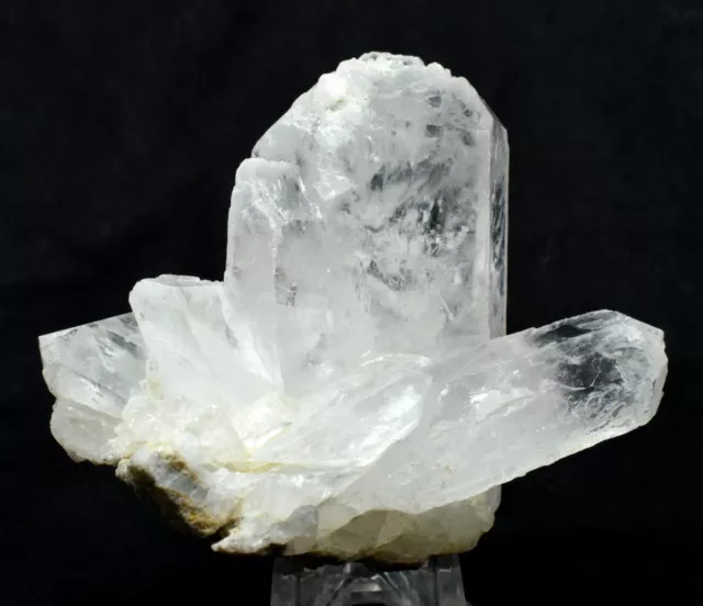 115g Transparent Blanc Délavé Quartz Point Cluster Naturel Pierre Gemme Cristal