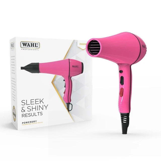 WAHL Powerdry Tourmaline Hairdryer Pink (2000w)
