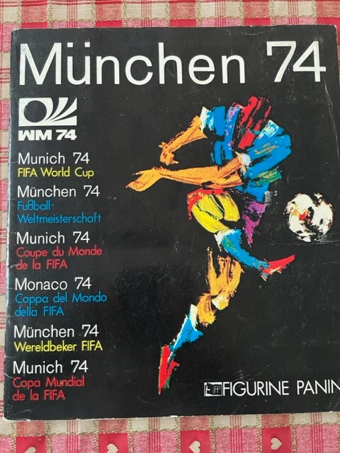 rare album panini München 74 100% complet full 100% original no scores TBE