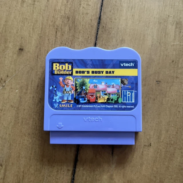 VTECH V.SMILE BOB the Builder Bob’s Busy Day V Smile Cartridge Only £4.