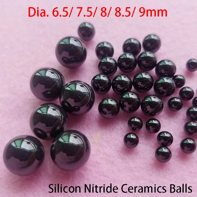 Ceramic Bearing Ball Silicon Nitride Ceramics G5 High Precision Diameter 6.5~9mm