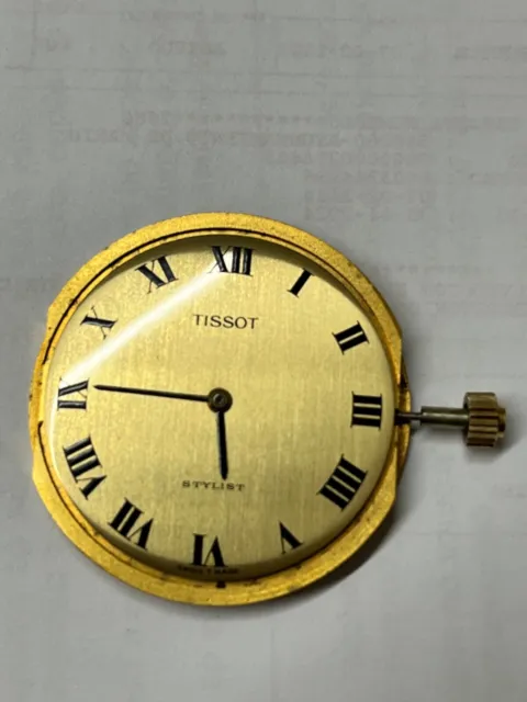 movimiento reloj de bolsillo Tissot 781-1 con esfera y agujas