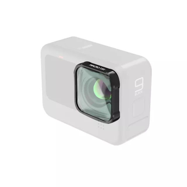 15X Optical Glass HD Macro Close Up Camera Lens Filter For Gopro Hero 9 11 Cam