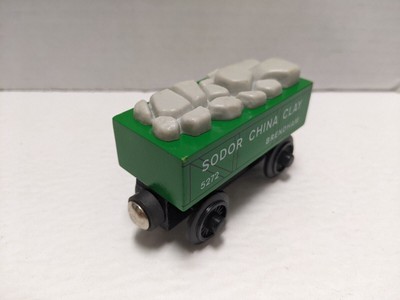 thomas wooden railway sodor china clay cars