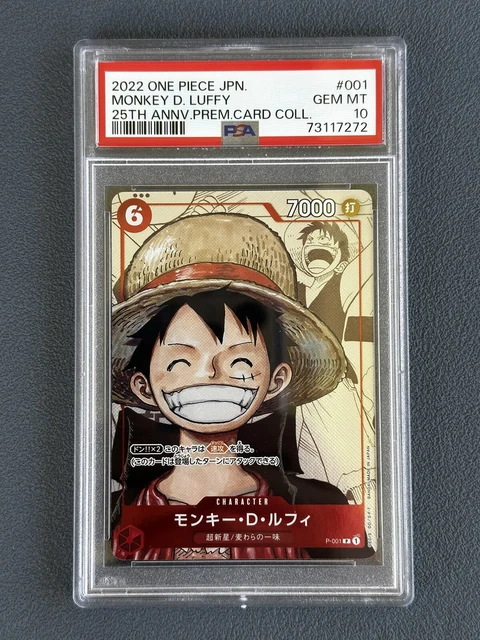 MONKEY D. LUFFY 2022 Japanese One Piece 25th Anniversary Collection P