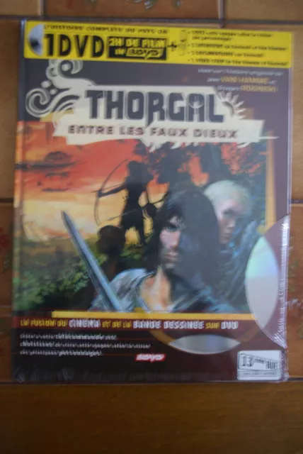 Thorgal - Entre les Faux Dieux. Album + DVD. 2005. Neuf sous blister.