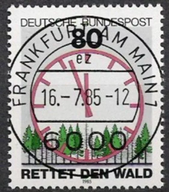 BUND Nr.1253 Rettet den Wald 1985 Vollstempel ffm