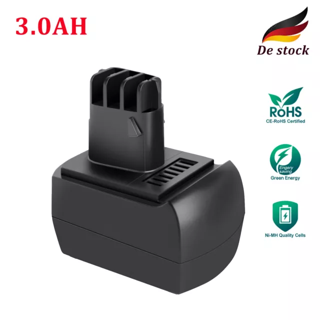 9.6V 3.0Ah Ni-MH Akku Für Metabo BS 9.6 6.31746 6.31775 631746000 BS 9.6 Impuls