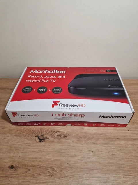 MANHATTAN T2-R 500 GB Freeview HD Recorder 500 GB - Black £140.00