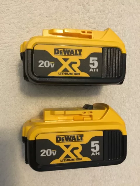 2 batteries lithium-ion neuves Dewalt DCB205 20V Max XR 5,0 Ah Li-ion DCB205-2