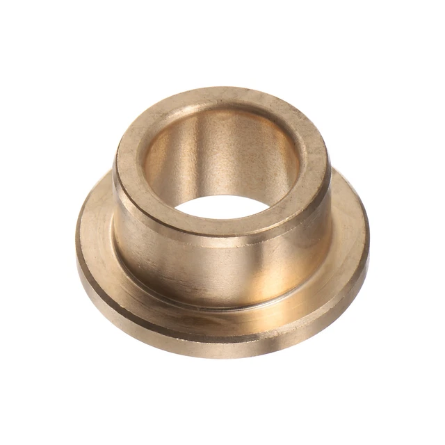 Flange Bearing Sleeve 13mm x 19mm x 12mm Bronze Self-Lubricating Bushings