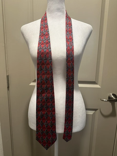 MLB St Louis Cardinals Baseball Neckties Men's 57" X 4" Red Woven Eagle Neckwear MLB St Louis Cardinals Baseball Neckties Men's 57" X 4" Red Woven Eagle Neckwear