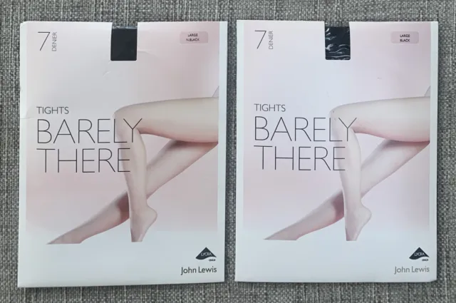 John Lewis 7 Denier Barely There Non-Slip Tights in Natural