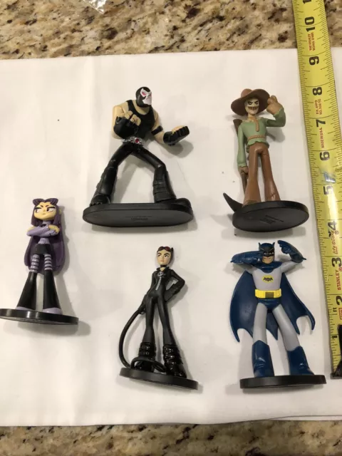 Lot of 5 Funko DC Comics Hero World PVC Action Figures Batman Cat Woman & More