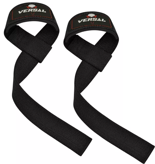 VSL Padded Weight Lifting Training Gym Straps Hand Bar Grip Wrist Support Wraps