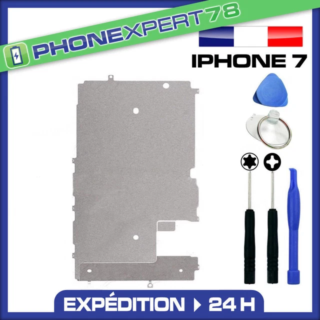 Plaque Telephone Plaque Arri&egrave;re En M&eacute;tal Pour IPhone 7 | Pi&egrave;ce De Rechange Pour Carter Thermique Et &eacute;cran Plaque Electrique
