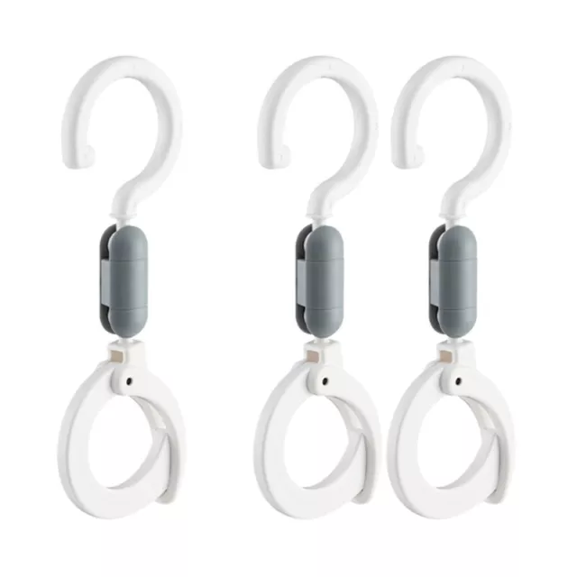 1/2 Pcs Baby Stroller Hooks 360 Degree Rotate Adjustable Stroller Accessories