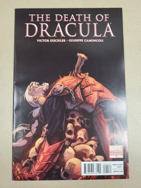 Death Of Dracula Vol 1 #1 August 2010 2nd Printing Variant Marvel Comic Book
