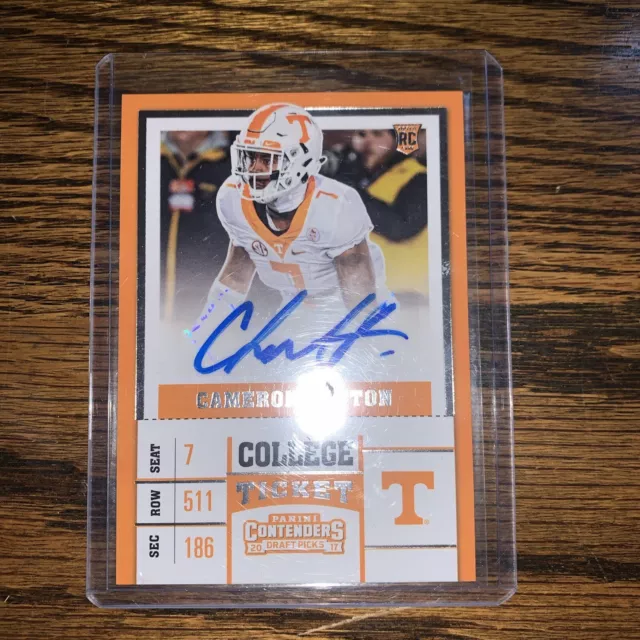 2017 Panini Contenders Draft Picks College Ticket Cameron Sutton Rookie Auto RC