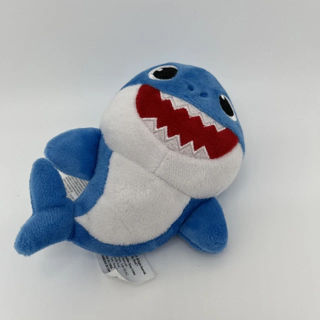 NICKELODEON PINKFONG BLUE Baby Shark Clip Plush 6" (sound does not work