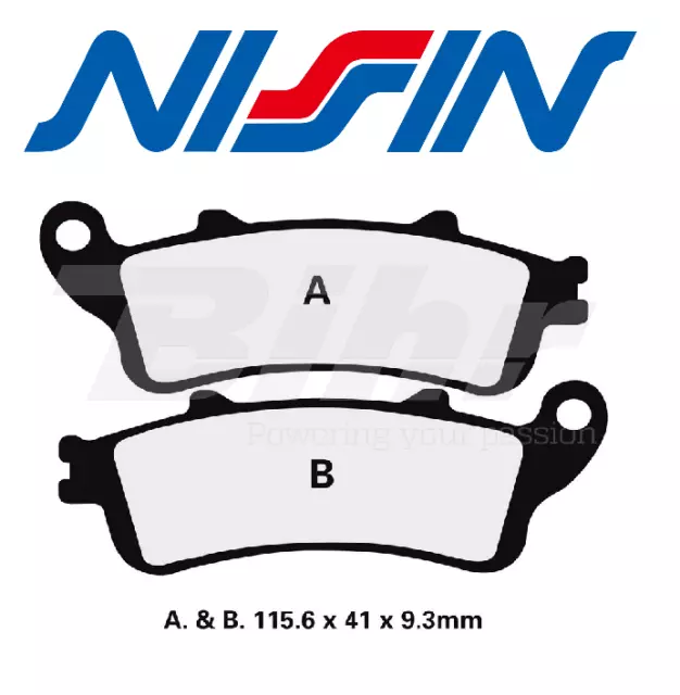 Nissin Coppia Pastiglie Freno Anteriore Stf8 Honda Vfr 800 1998-2001