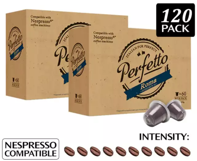 Nespresso Compatible Coffee Pods Capsules Various Intensity Flavours 120 Packs 2