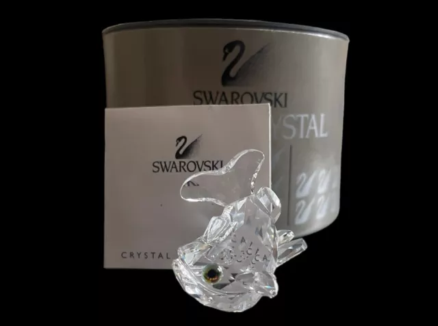 Swarovski Silber Kristall Fisch/Wal verpackt