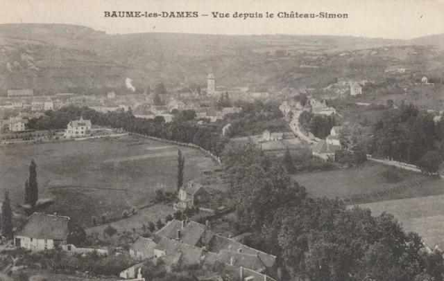 25 Cpa Balume Les Ladies Seen From The Chateau Simon