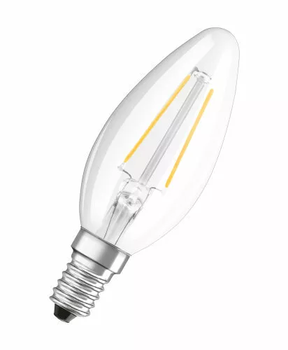 Bellalux LED Classic Filament E27 4W = 40W Ersatz warmweiß  Birnenform Wohnlicht