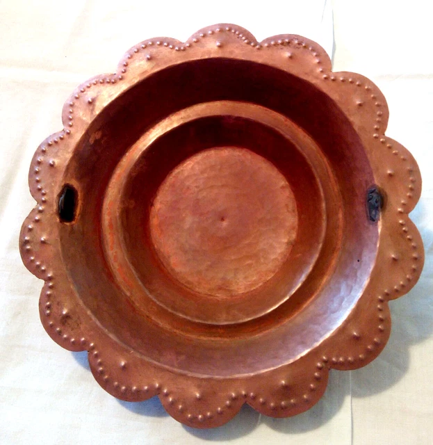 Plato de Cobre Antiguo - Antique Copper Dish - Vintage