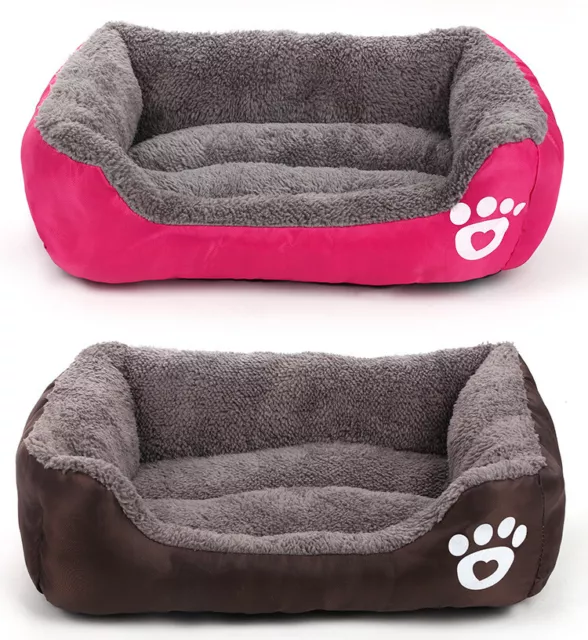 PetBuds Cat Dog Bed Cat Bed Soft Washable Puppy Cushion Warm Pet Basket S M L XL