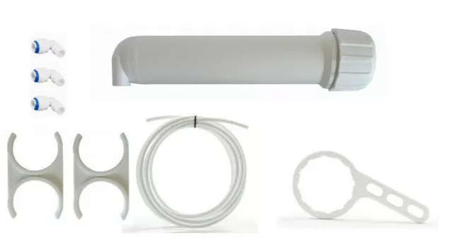 Reverse Osmosis additional membrane housing kit with fittings and spanner