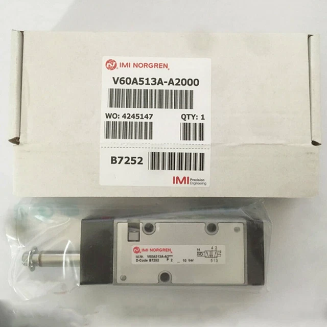 1PC New in Box NORGREN V60A513A-A2000 Solenoid valve Free Shipping