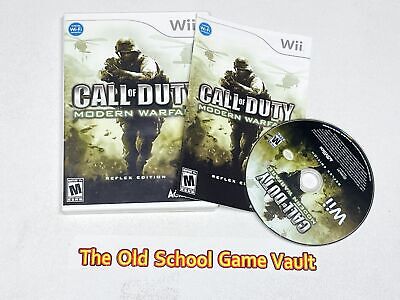 Call of Duty Modern Warfare Reflex -- Complete Nintendo Wii Game CIB