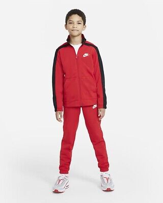 Nike Tuta Sportswear, Junior -  657 (Rosso/Nero/Bianco)
