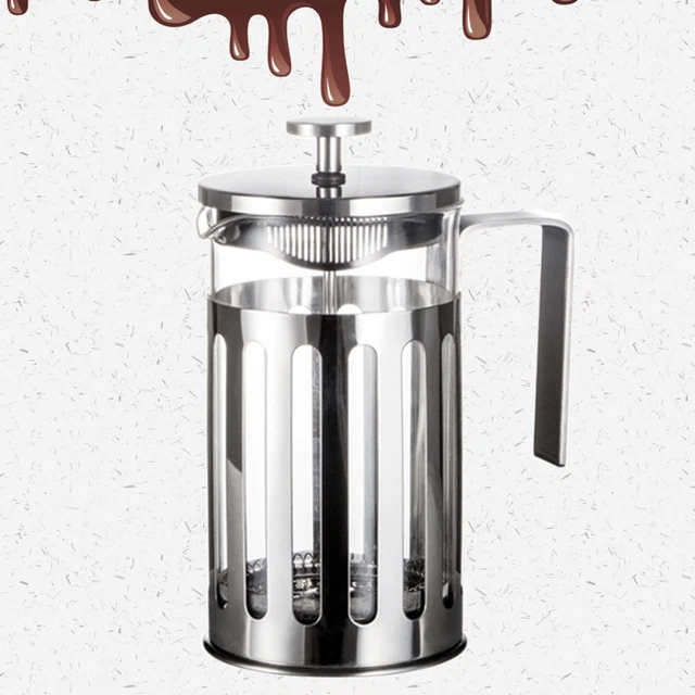 304 Stainless Kaffee Urne Doppelwandige Kaffeemaschine Kaffeepadmaschine Glas