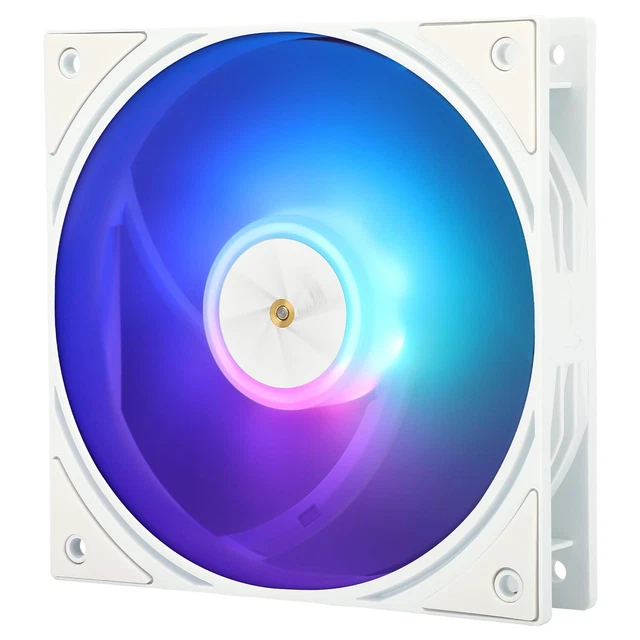 THERMALRIGHT SILENT ARGB CPU Case Fan Quiet LED 4PIN PWM 1500RPM (White ...