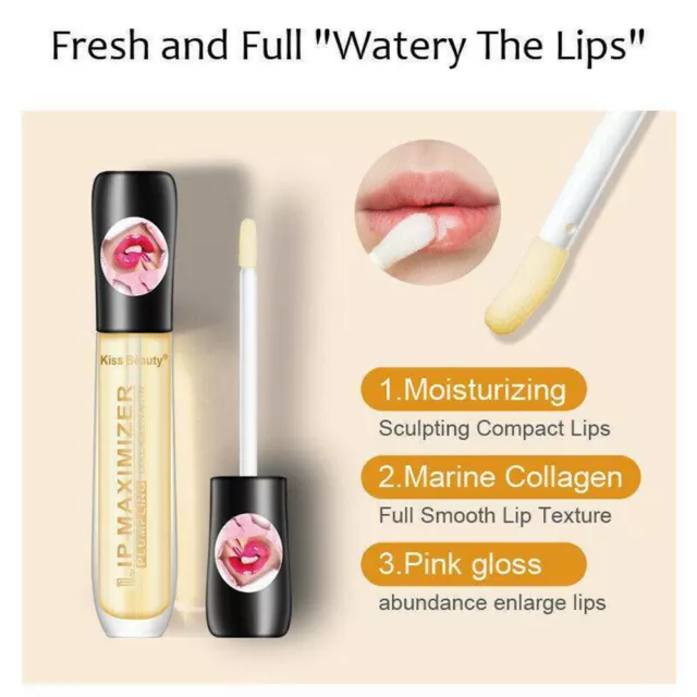 Transparente Lip Plumper Extreme Lip Gloss Booster Volumen für größere Lippen 3