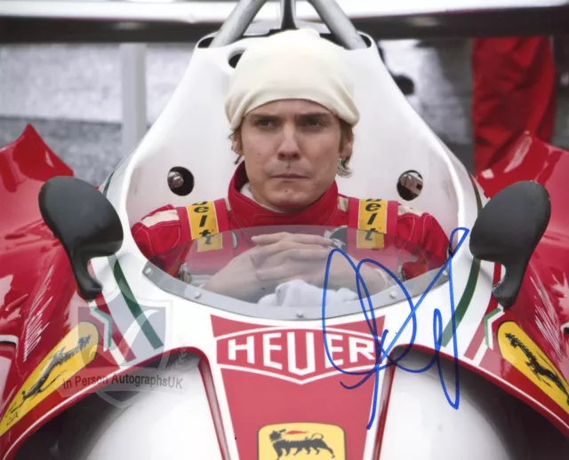 Daniel Bruhl RUSH Signed 10x8 Photo OnlineCOA AFTAL